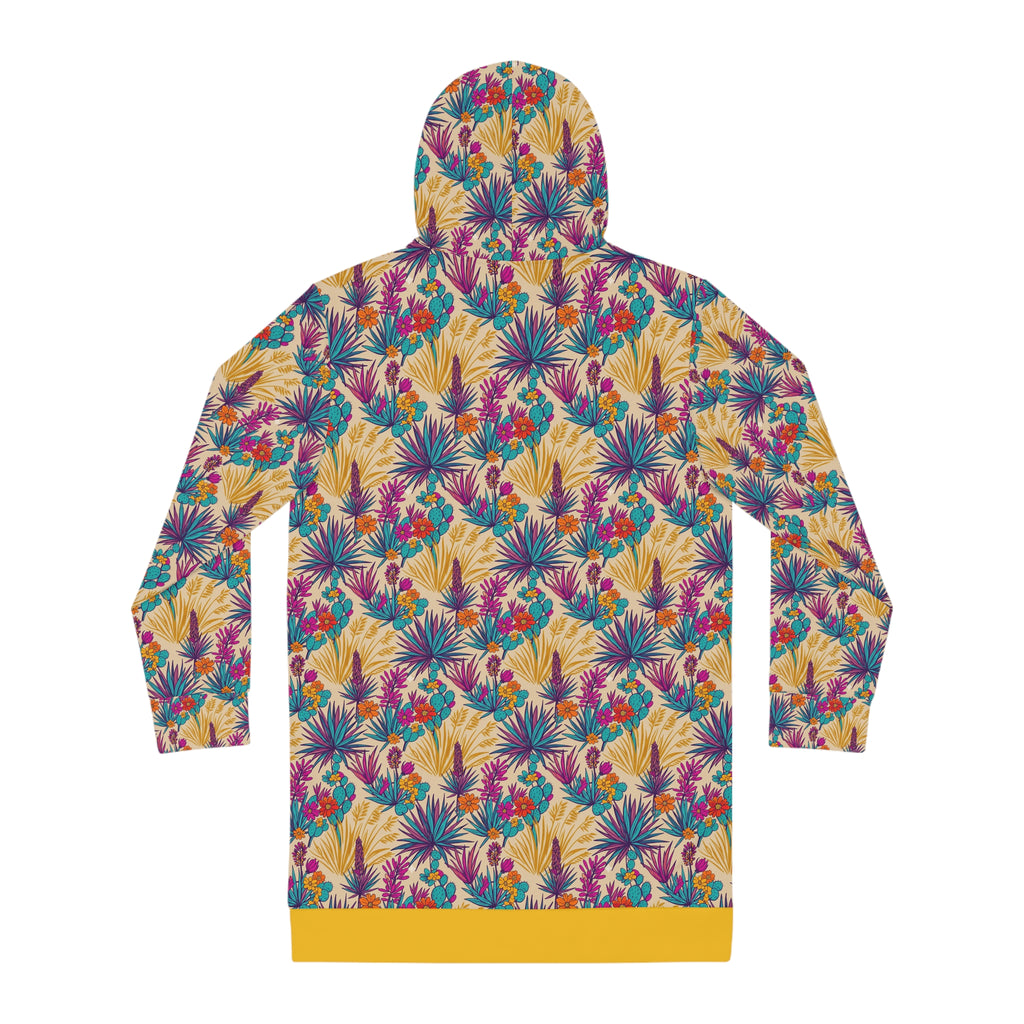 Tropical Desert Hoodie Dress