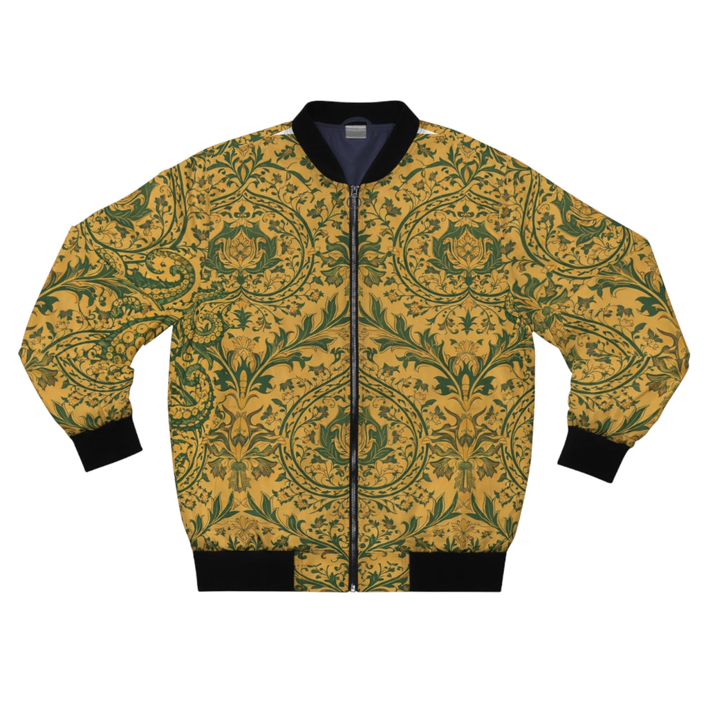Nautical Damask Bomber Jacket
