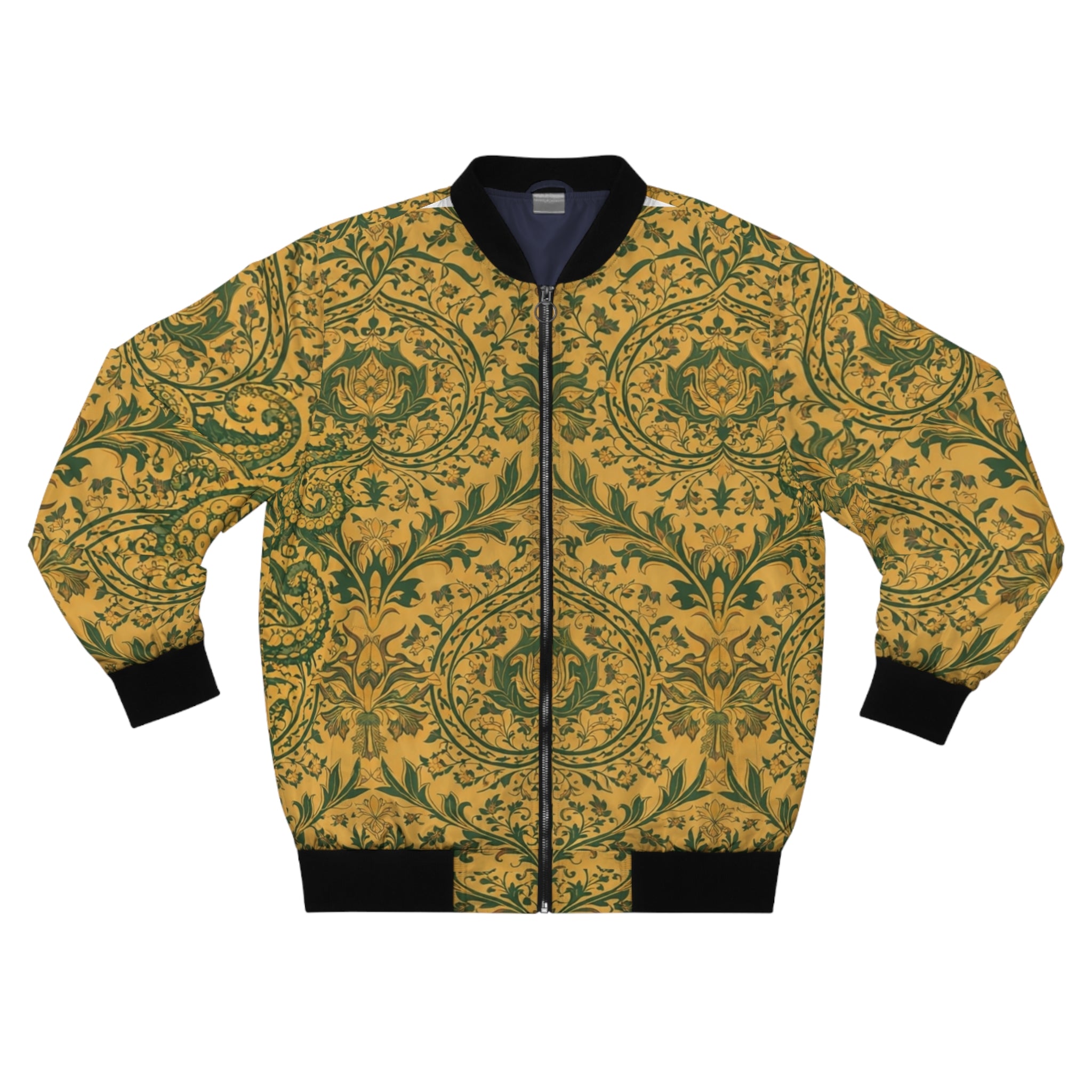 Nautical Damask Bomber Jacket