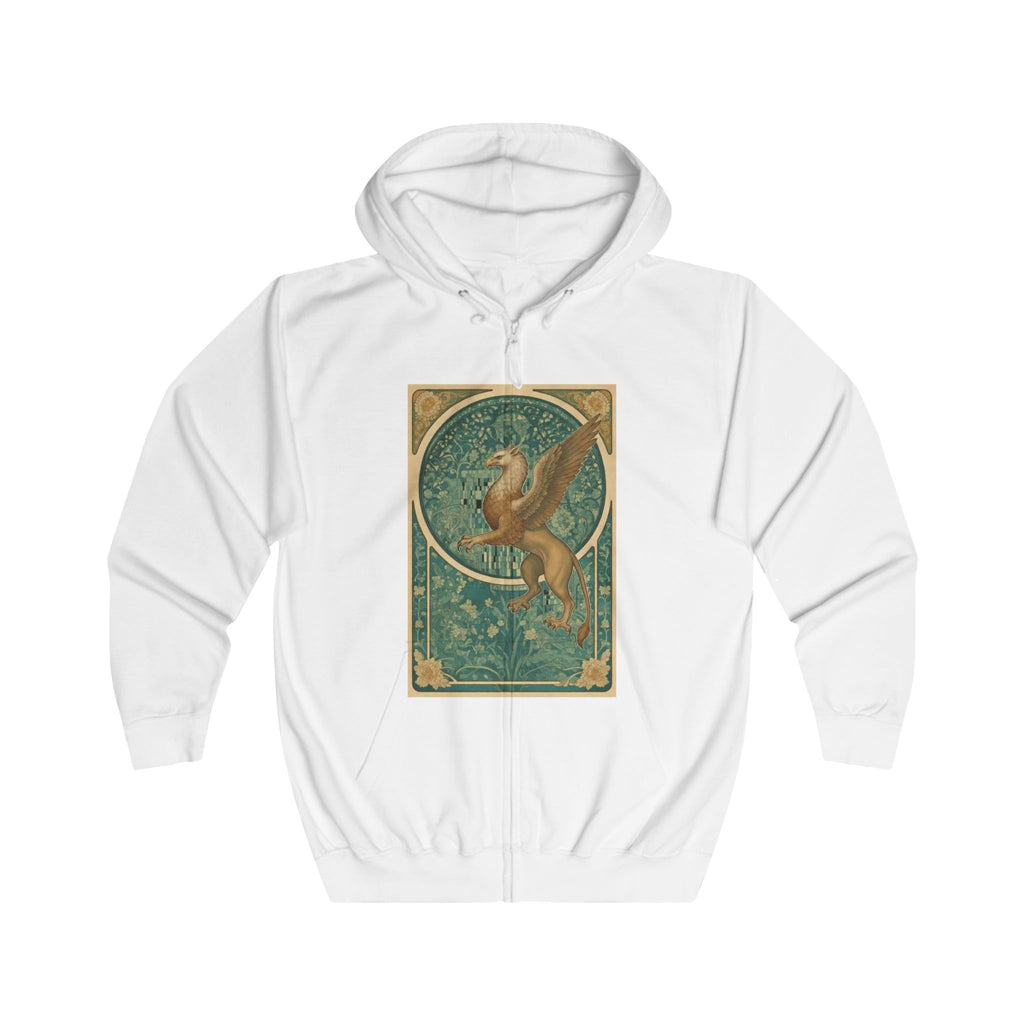 Golden Griffin Zip Up Heavy Hoodie