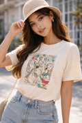 Giraffe Geometric Tee