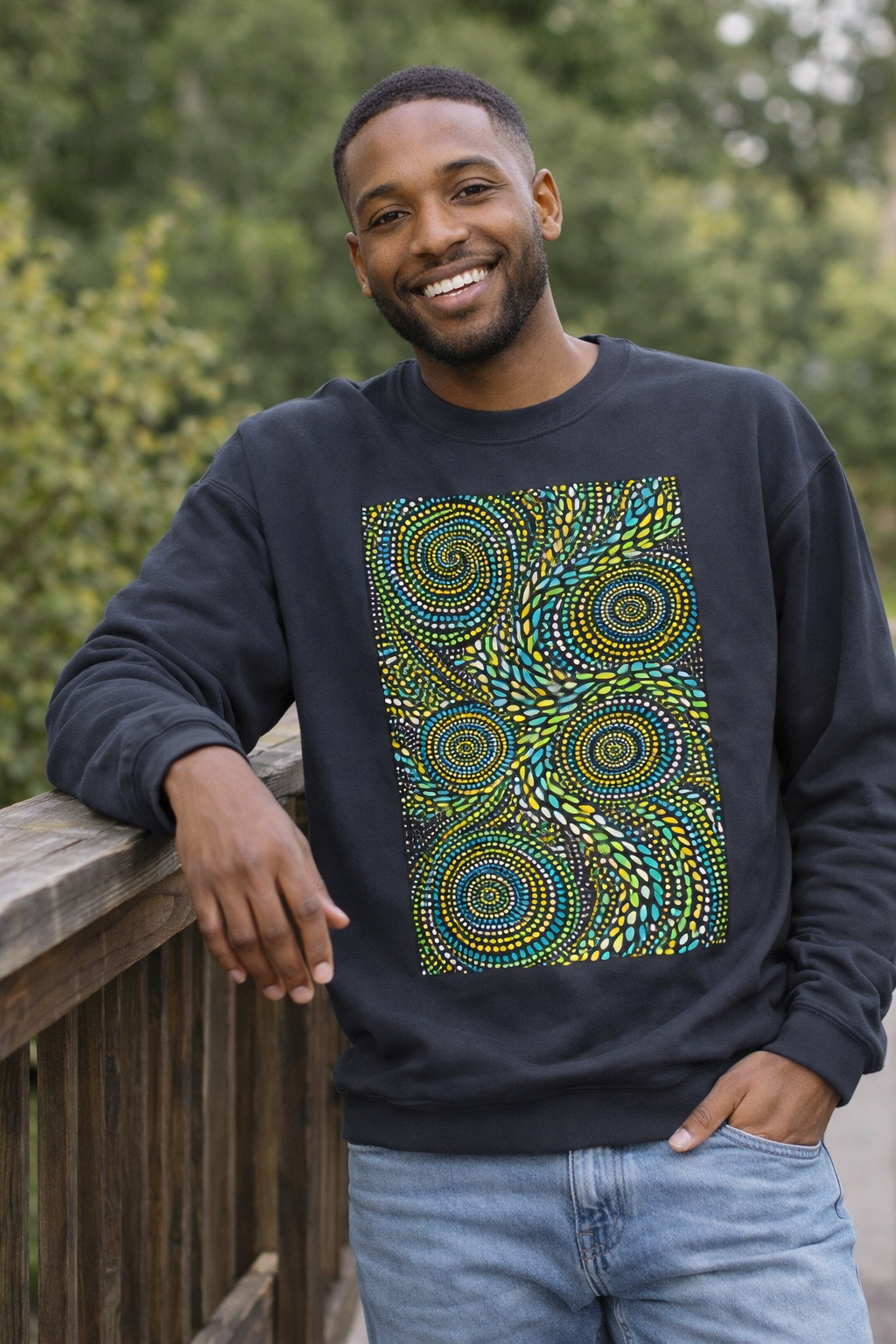 Cosmos Drip Crewneck