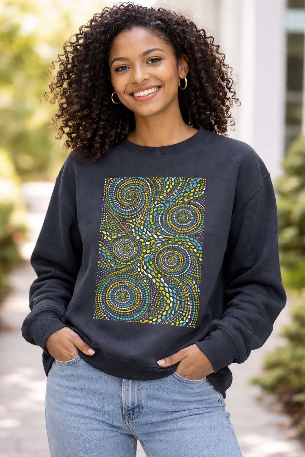 Cosmos Drip Crewneck