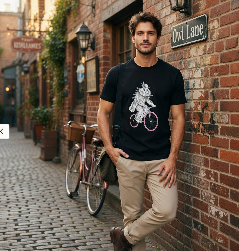 Sasquatch Owl Twain Graphic Tee