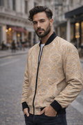 Damask Lux Bomber Jacket