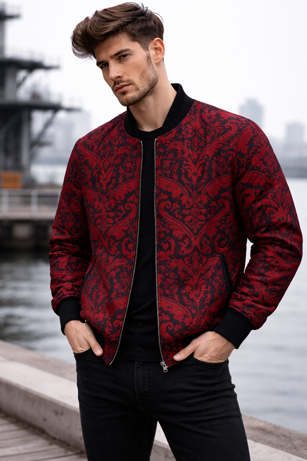 Nautical Goth Bomber Jacket
