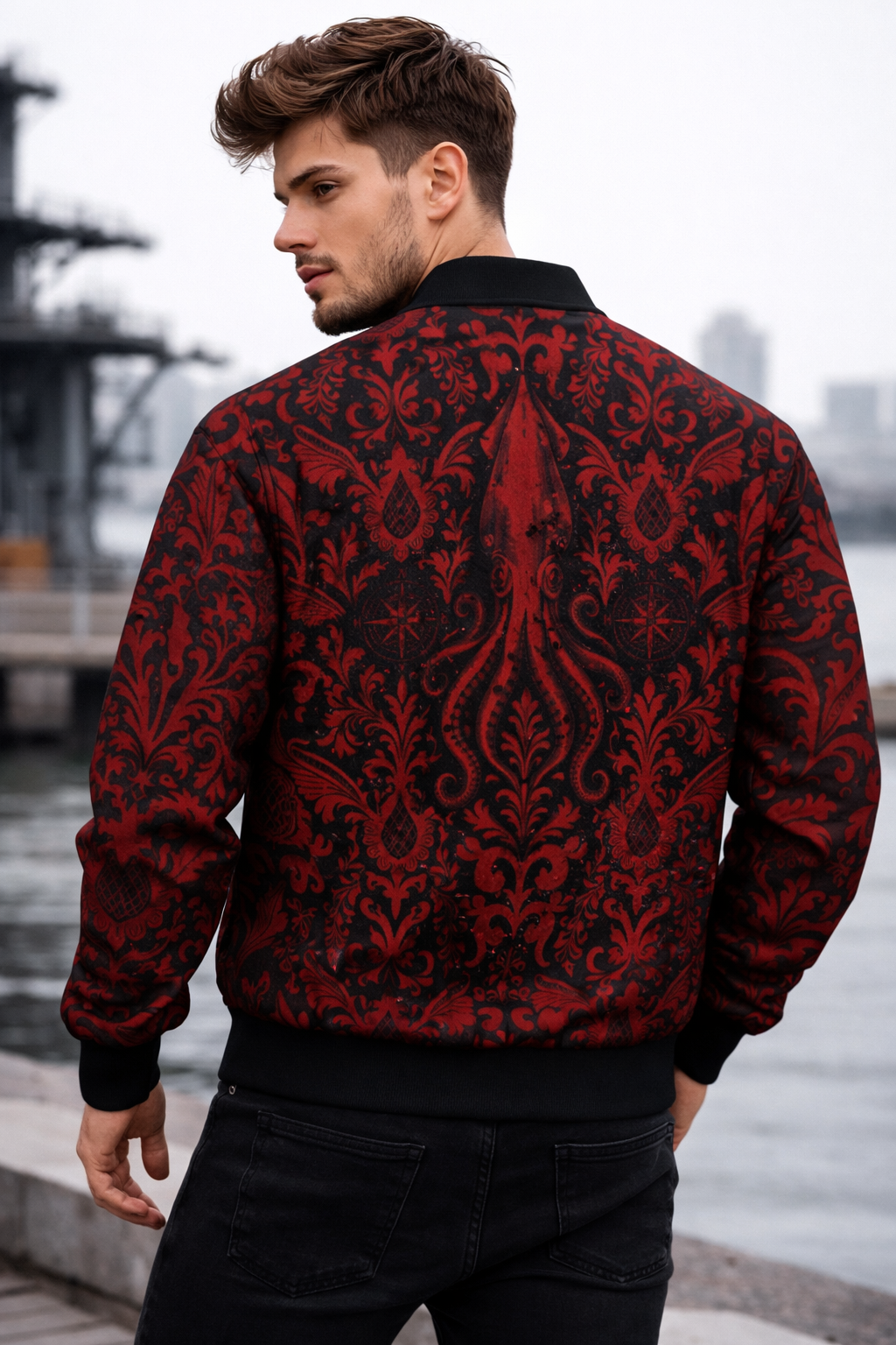 Nautical Goth Bomber Jacket