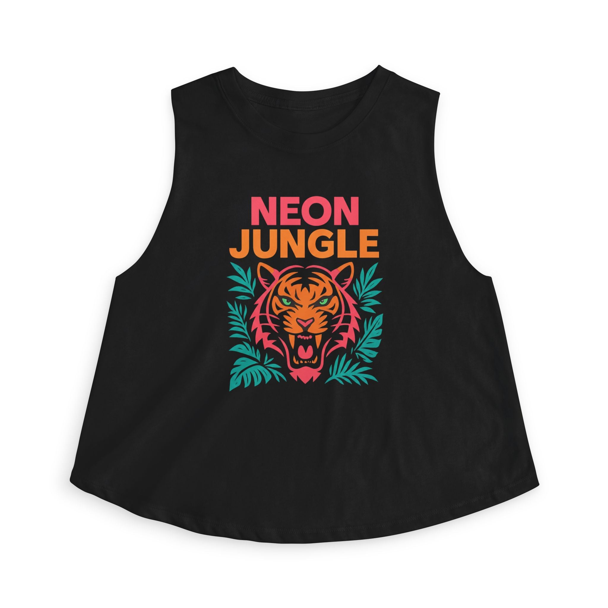 Neon Jungle Women's Crop Tank