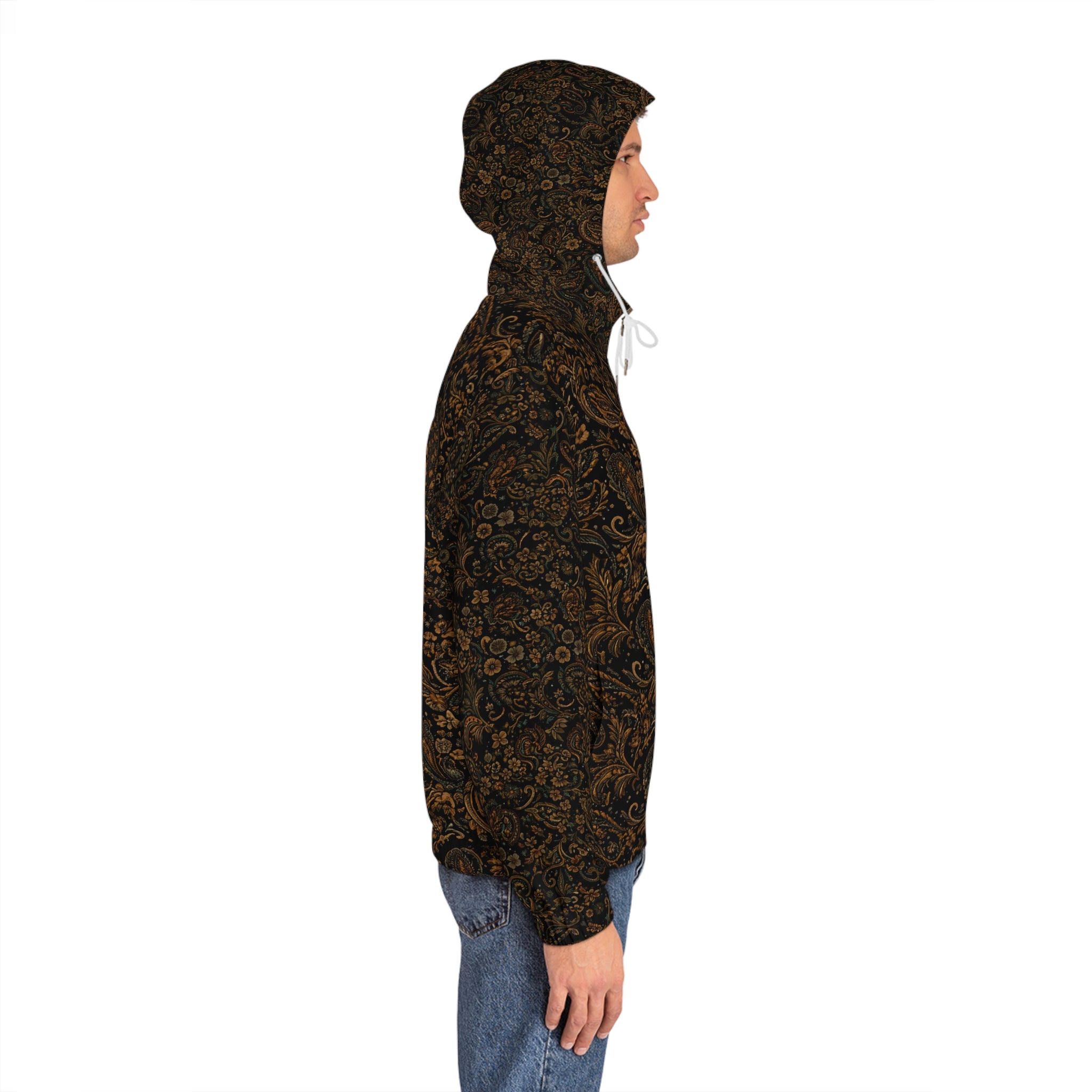 Paisley Bull Elephant Zip Hoodie