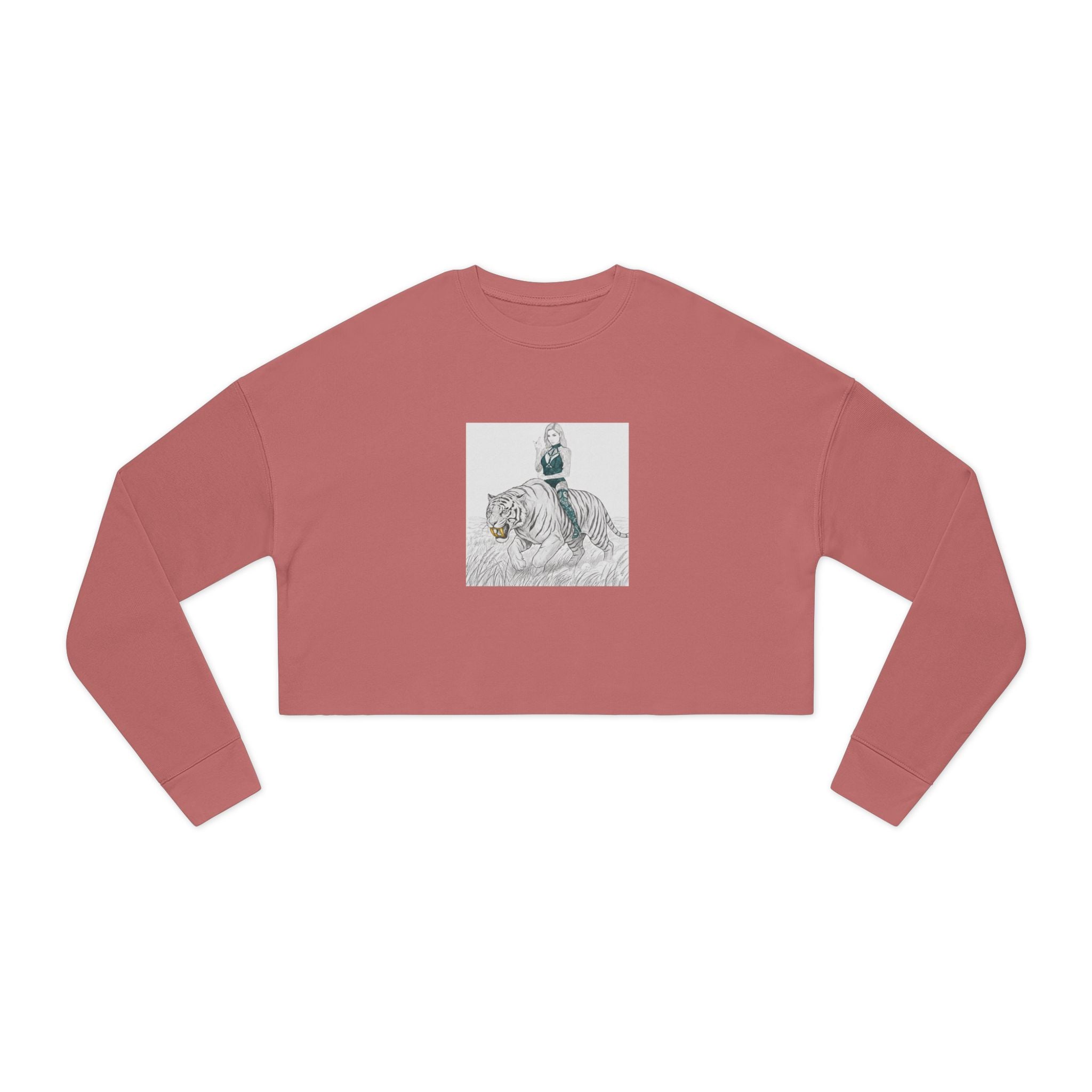 Tigress Queen Cropped Sweatshirt