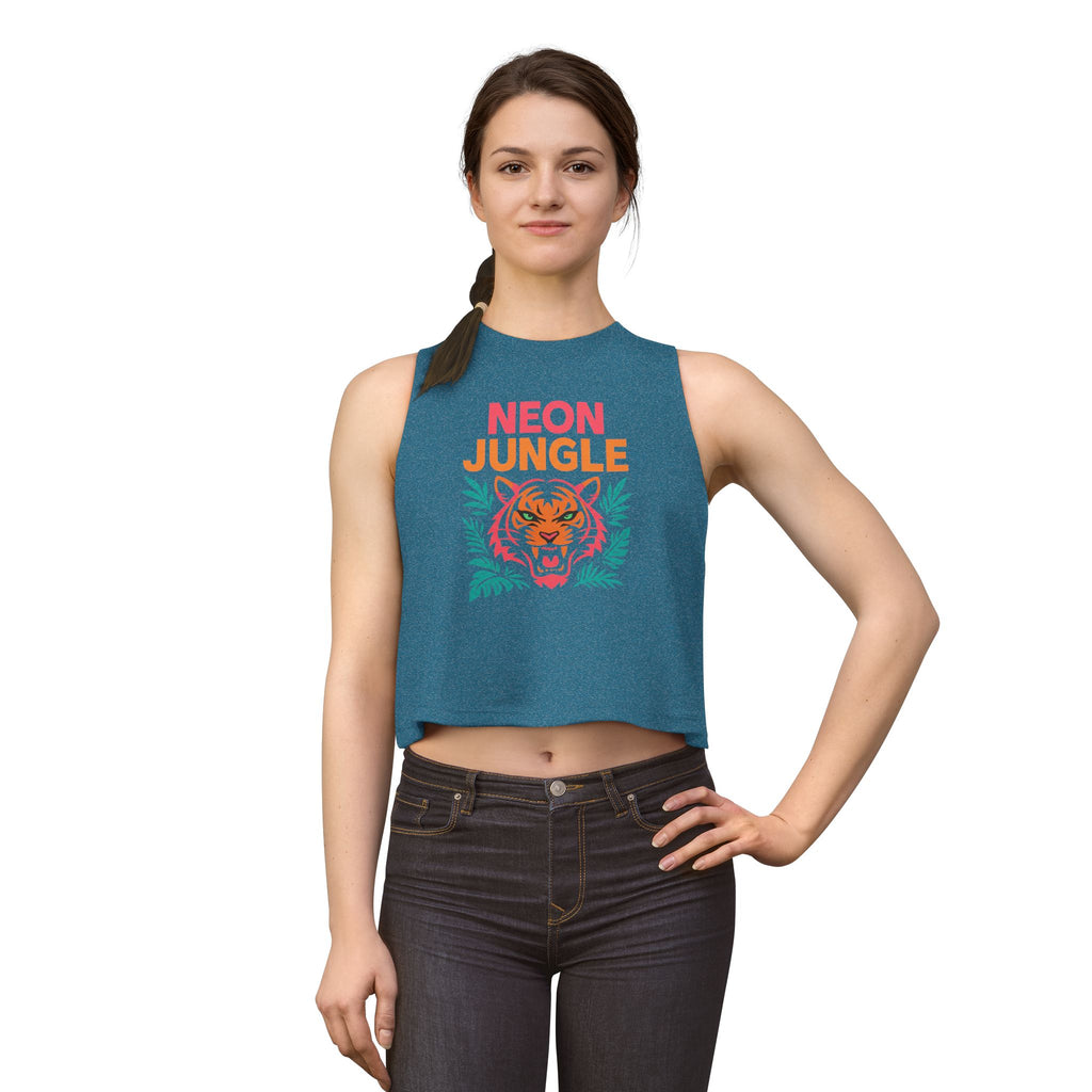 Neon Jungle Women's Crop Tank