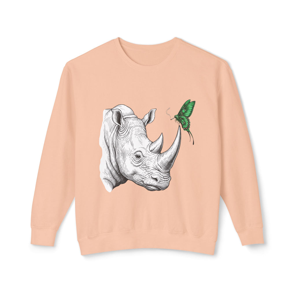 Rhino & Green Butterfly Crewneck Sweatshirt