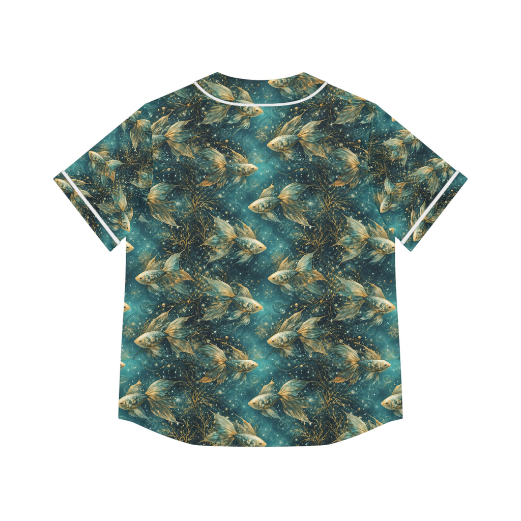 Goldfish Luck Drip Women's Baseball Jersey