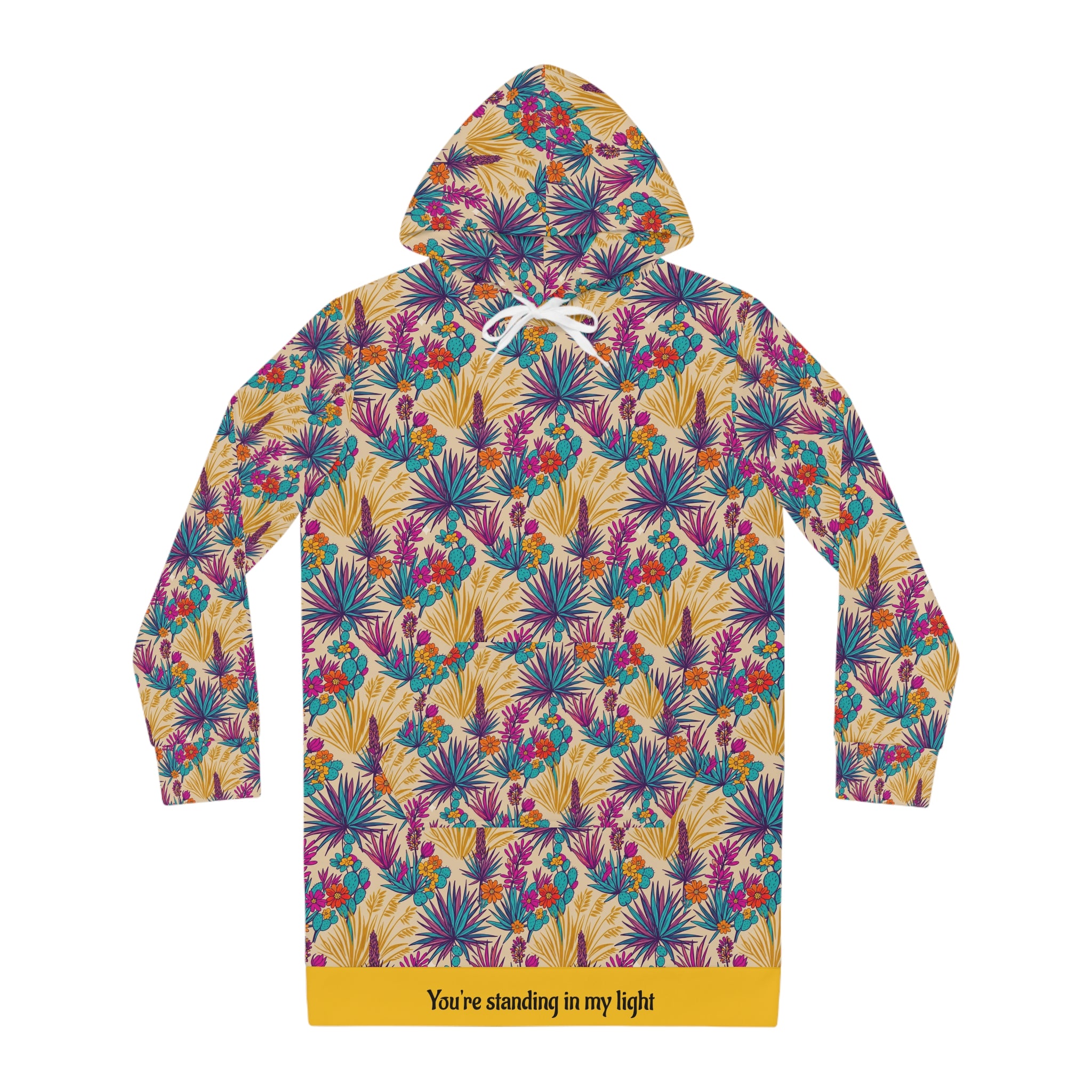 Tropical Desert Hoodie Dress
