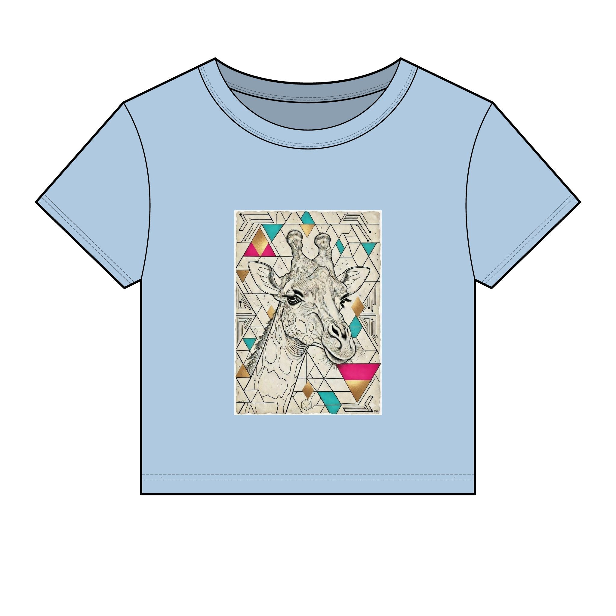 Giraffe Geometric Tee