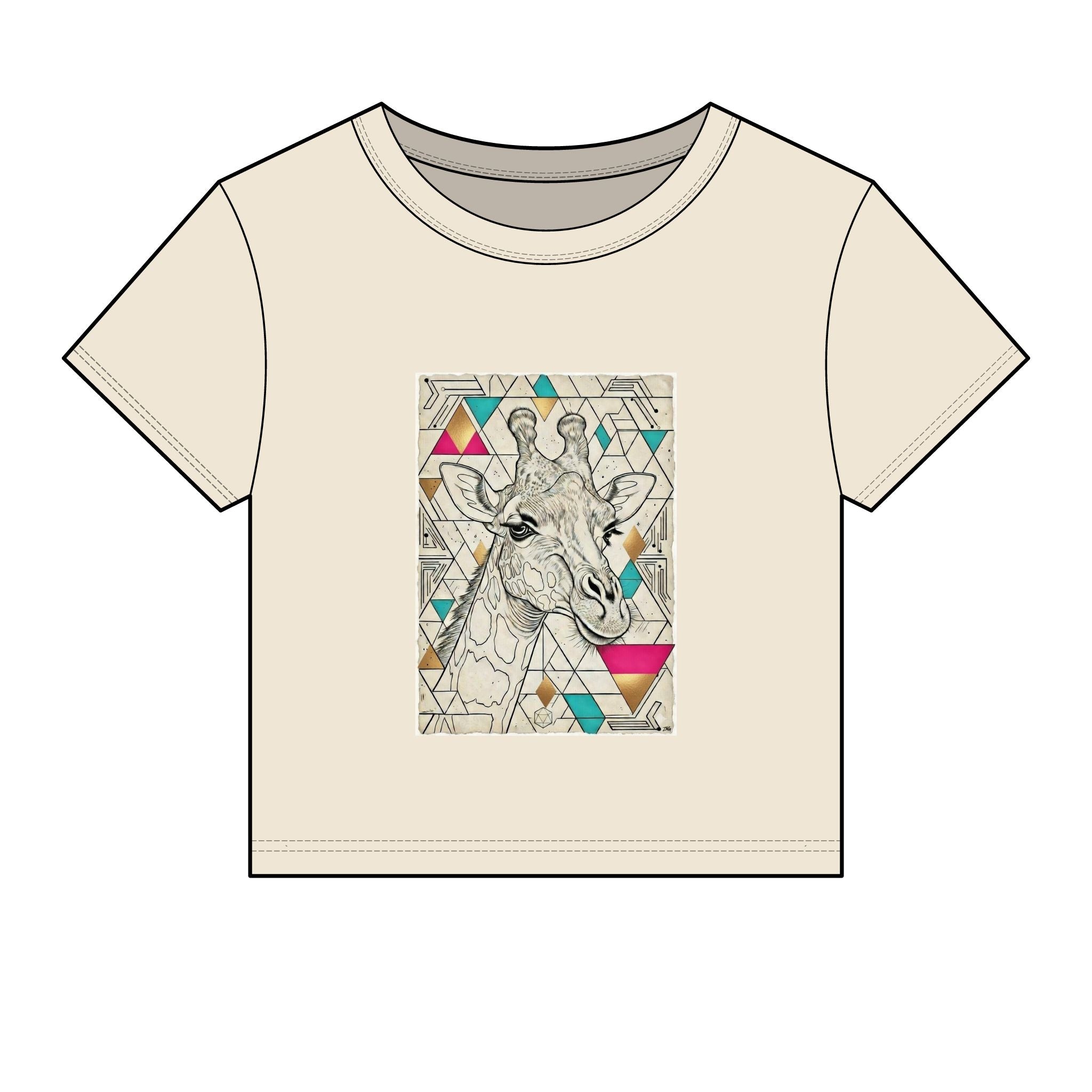 Giraffe Geometric Tee