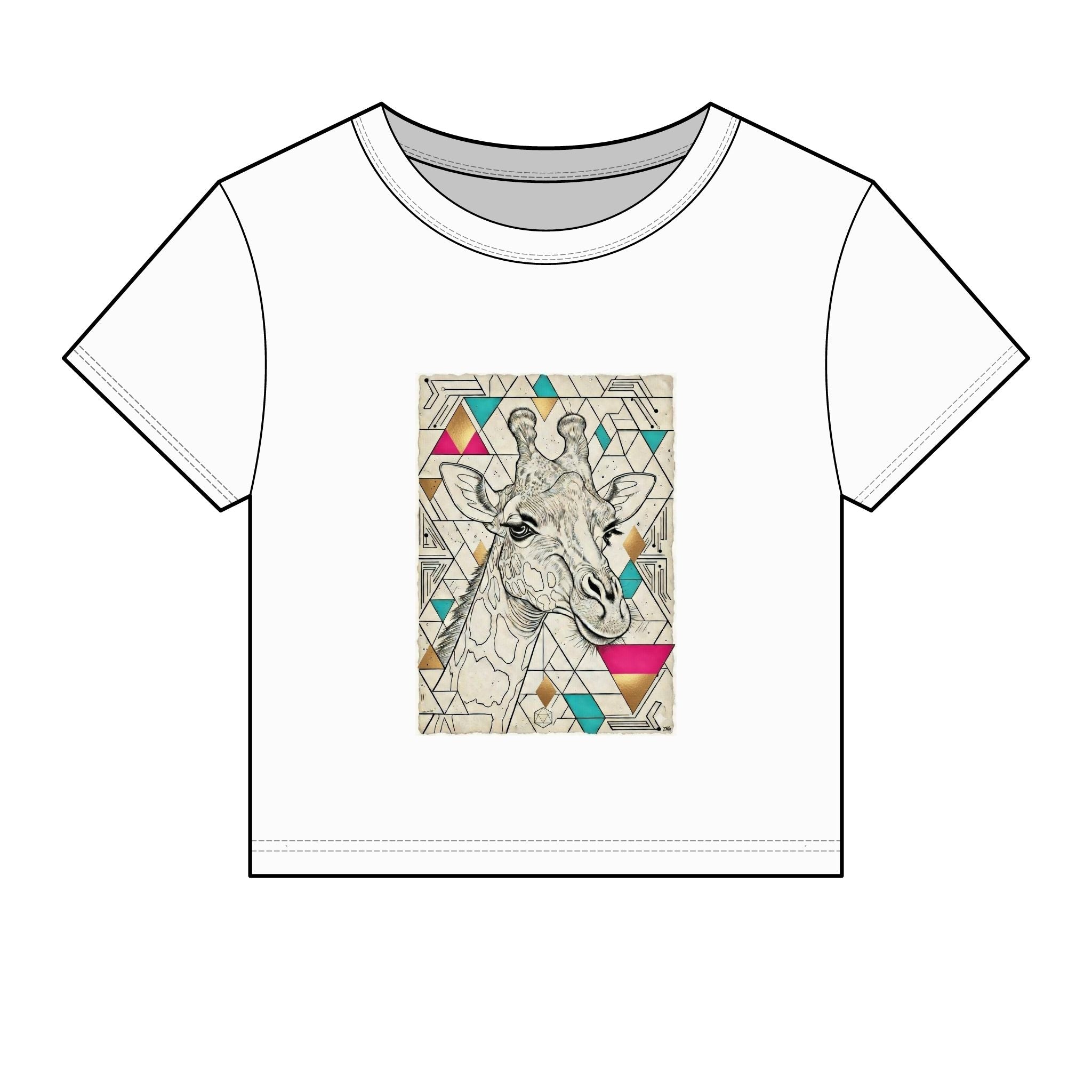Giraffe Geometric Tee