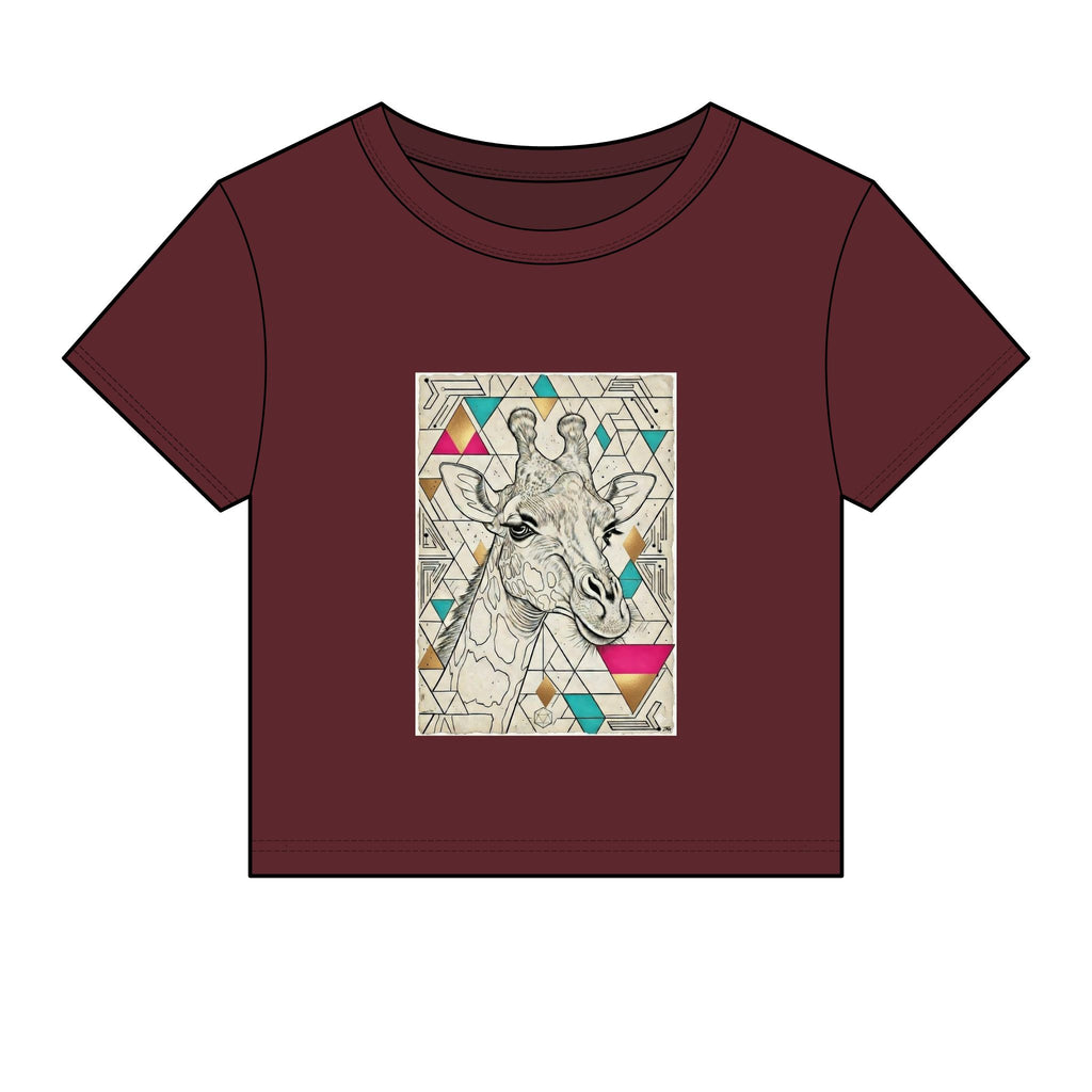 Giraffe Geometric Tee