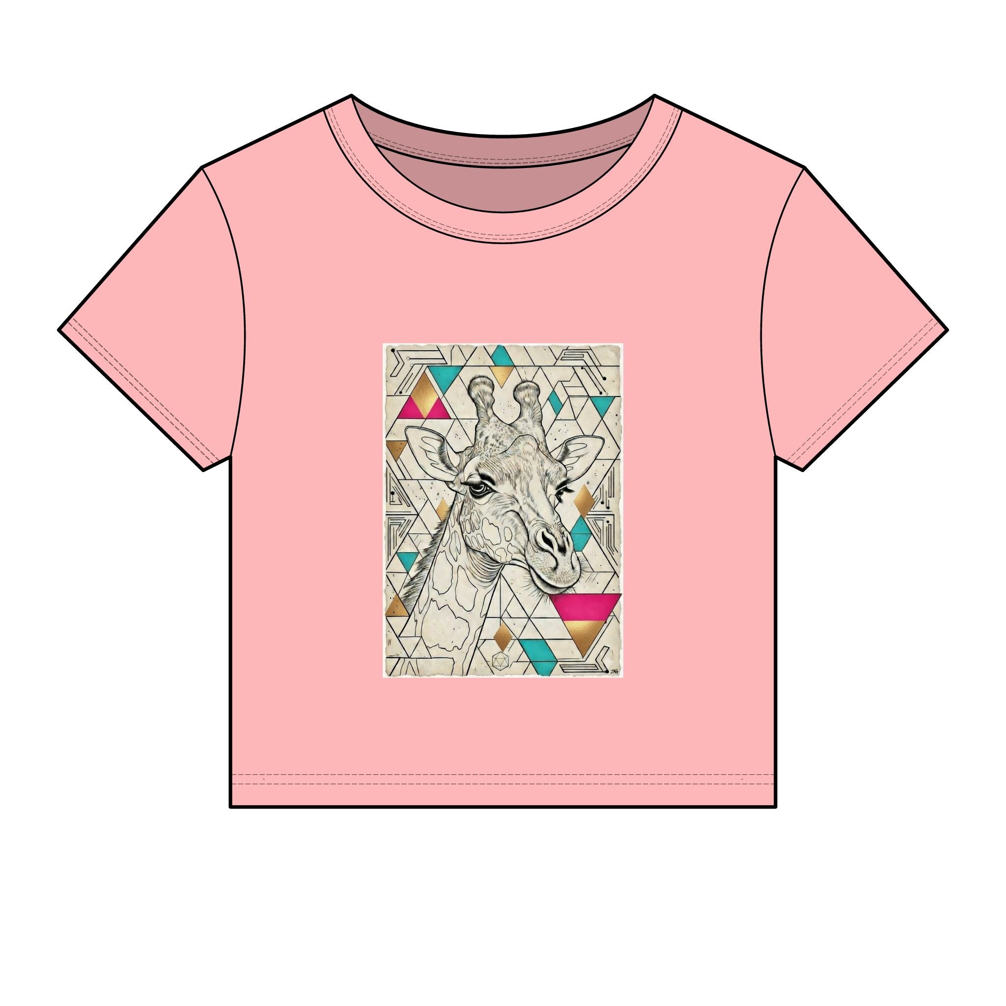 Giraffe Geometric Tee