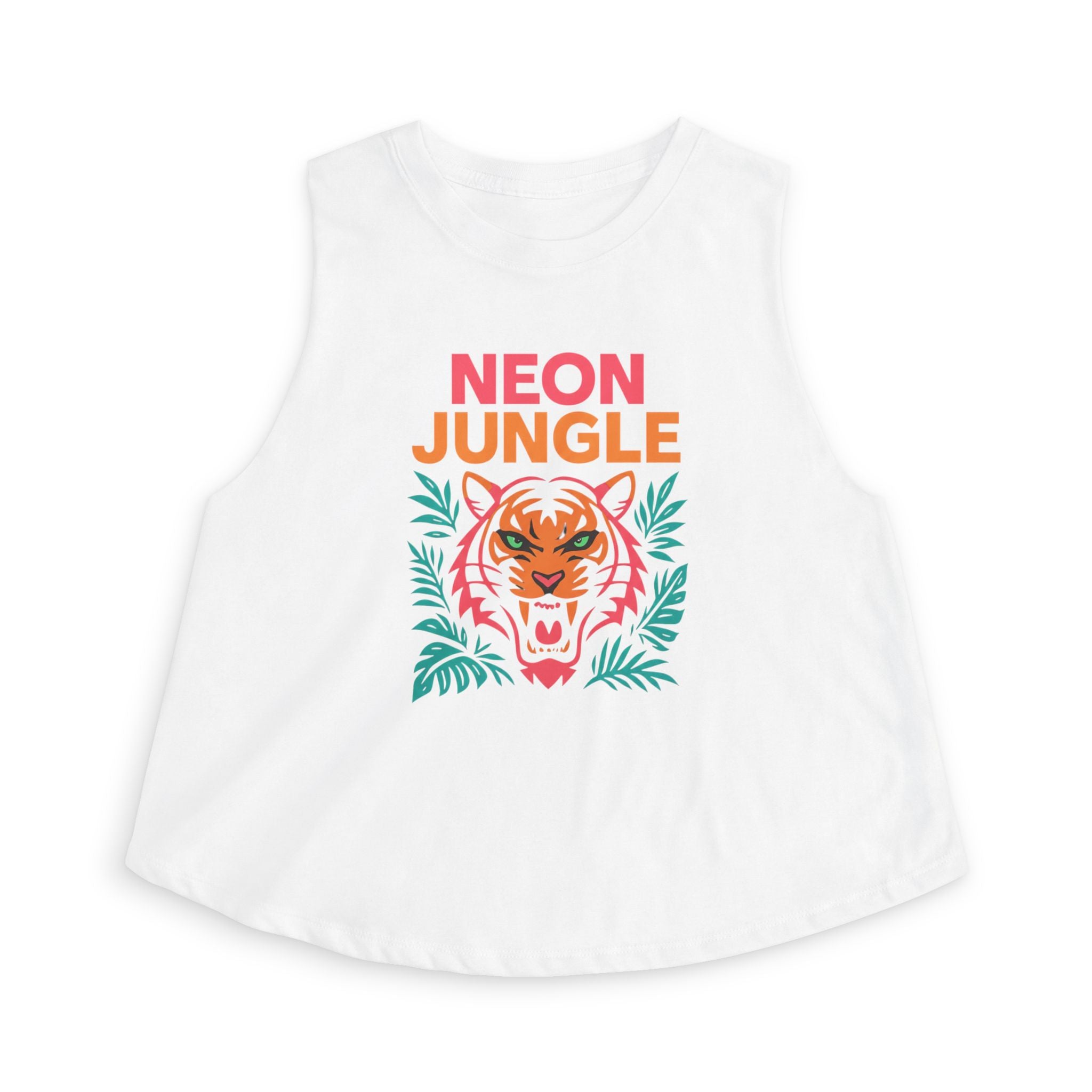 Neon Jungle Women's Crop Tank