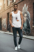 Mandrill Drip Tank lifestyle photo with model